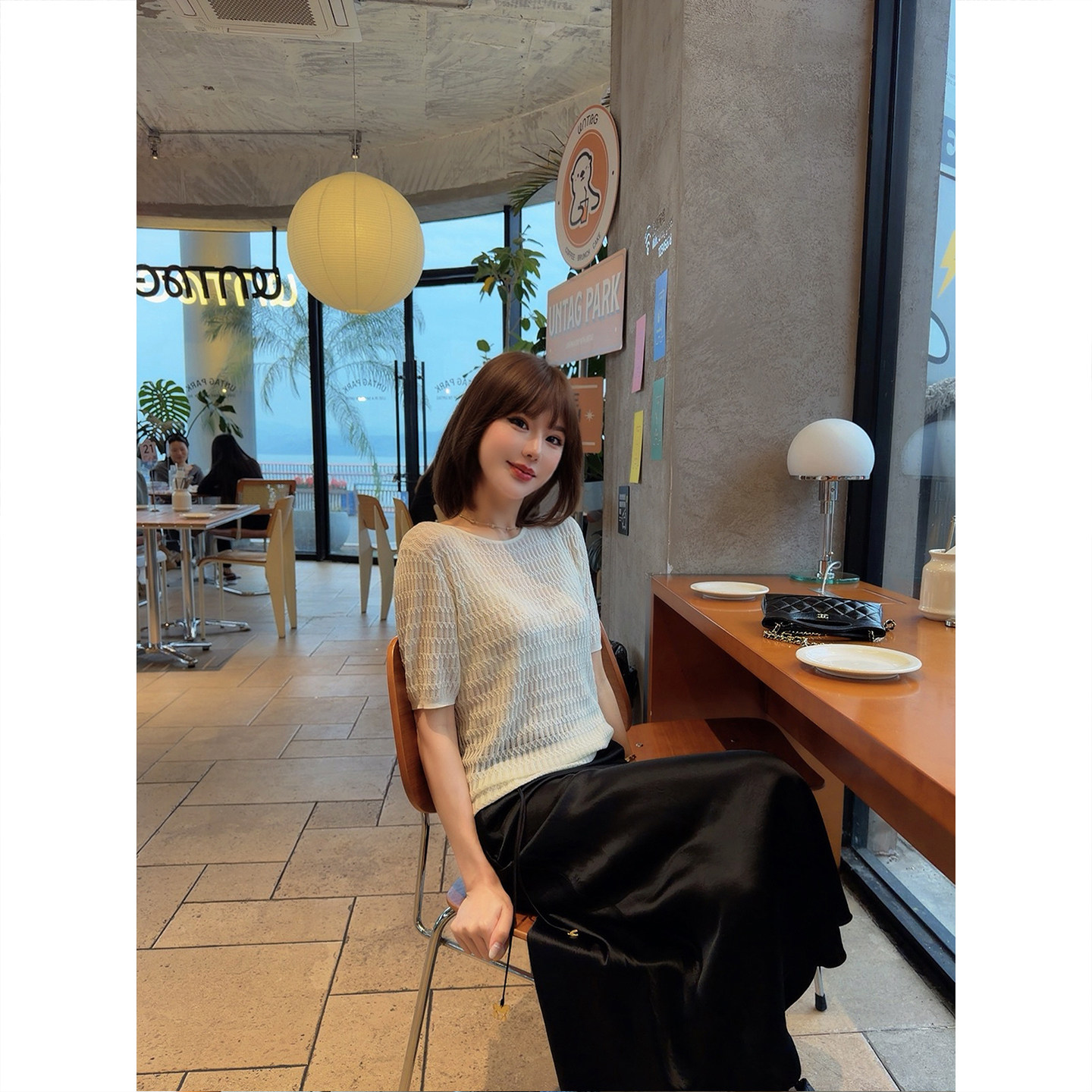 ASBR 原C【春夏冰激凌】桑蚕丝+亚麻120支高支纱线套头针织衫26新