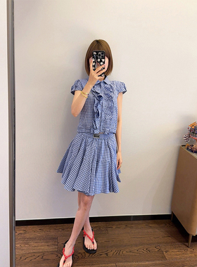 9.12 （断码，非7天，介意者勿下单）miu系甜美A字半身裙