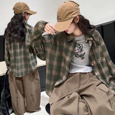 女童早春衬衫2025新款