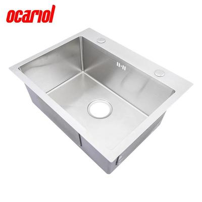 单厨房304不水锈钢槽5040/554手工盆水槽洗手洗洗碗池菜盆304不锈