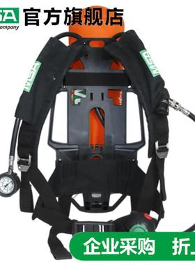 MSA梅8思安0165140 AX2100自吸正压式空MSA/梅思气呼2吸器6.L双表