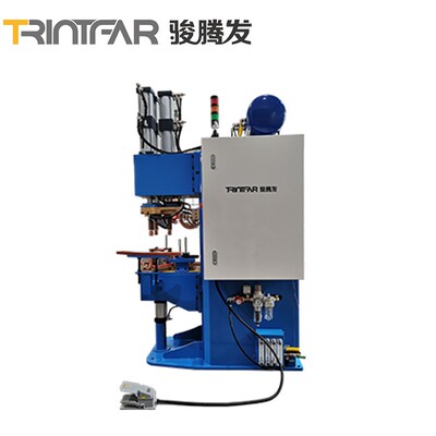 空调金属焊接三头点焊机 中频电阻铝点焊机 台式自动焊机
