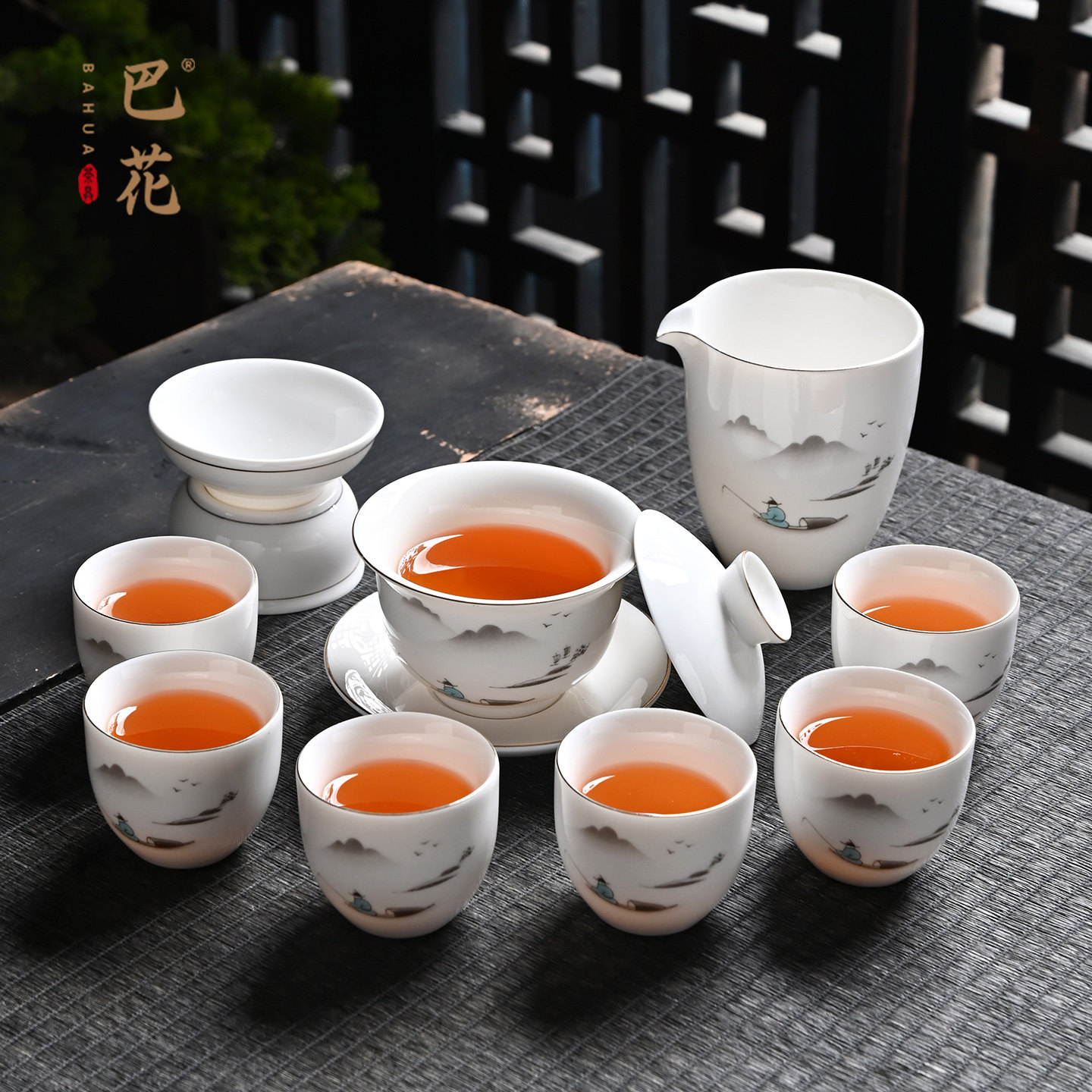 茶具套组2026新款功夫羊脂玉茶杯茶壶盖碗德化白瓷高端泡茶具礼盒