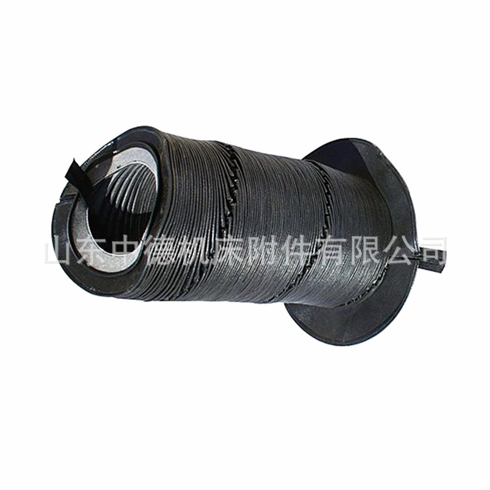 滚珠丝杠防护罩圆形风琴防护罩伸缩油缸防护罩活塞杆防护套