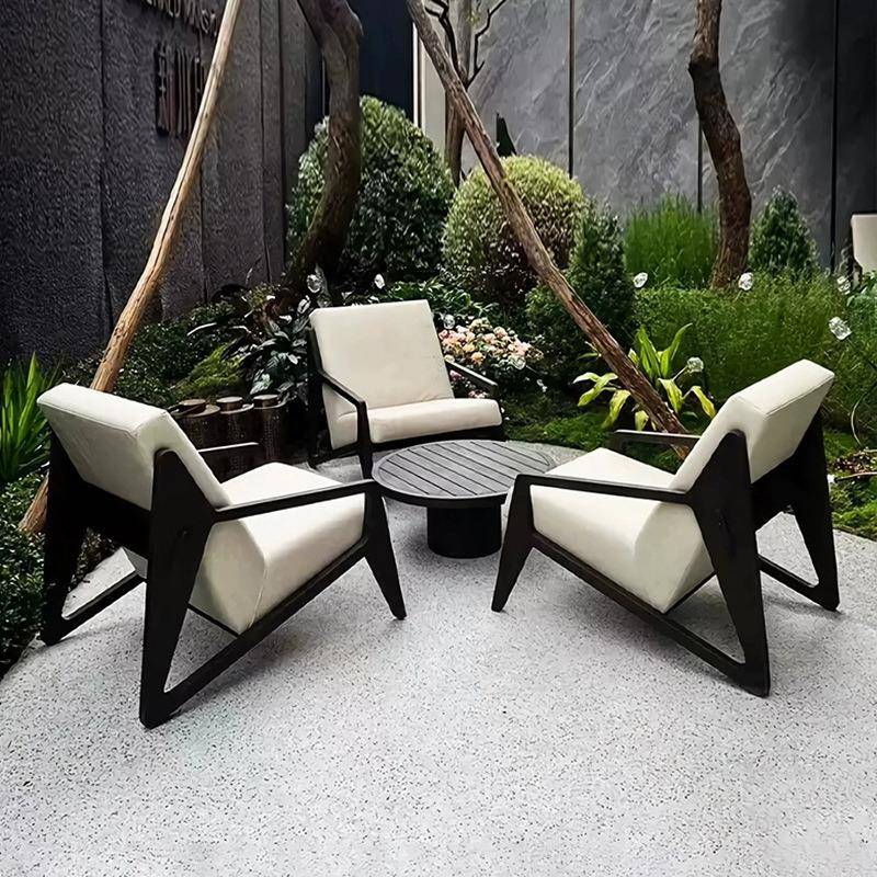 户外沙发铝合金庭院别墅园林酒店样板房售楼部阳台休闲花园家具