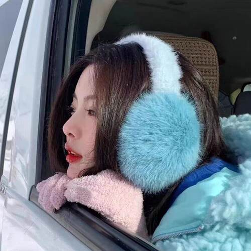 杨超越同款仿狐狸耳罩女冬季可爱