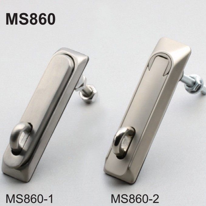 厂家直销不锈钢长条锁平面锁户外机柜门锁MS860