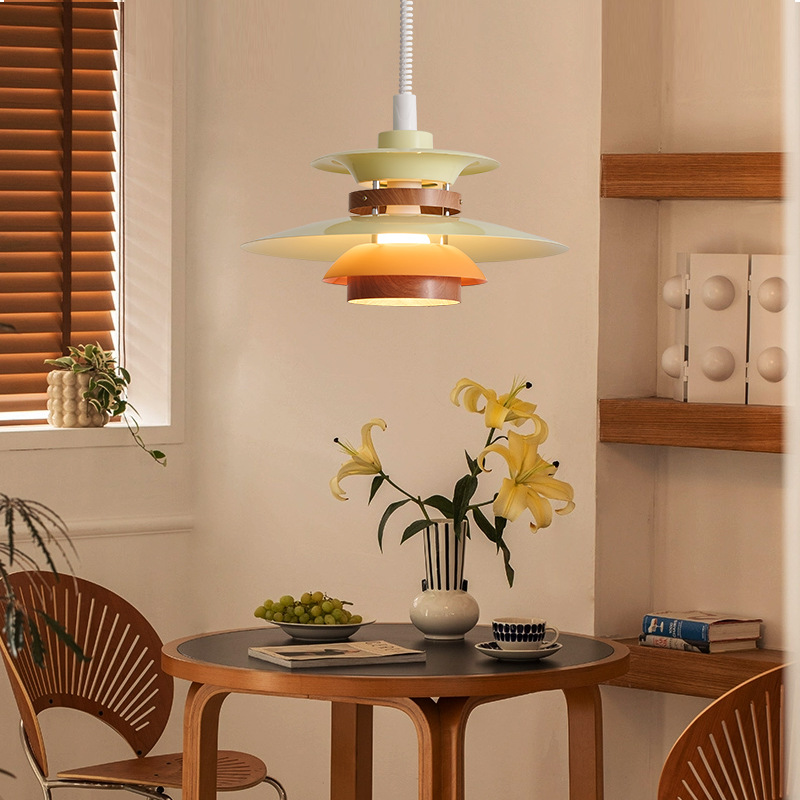 升降复古北欧丹麦ph5餐厅吊灯餐桌飞碟吊灯民宿咖啡厅吧 台卧室灯