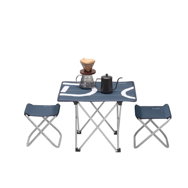 大迈折叠桌椅套装（1桌2椅）DM-2002 普鲁士蓝
