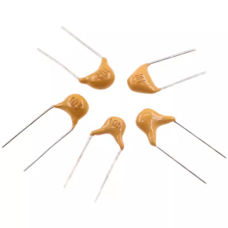 独石电容CT4 104M/104K 0.1UF/50V/100V 100nF 直插 陶瓷电容