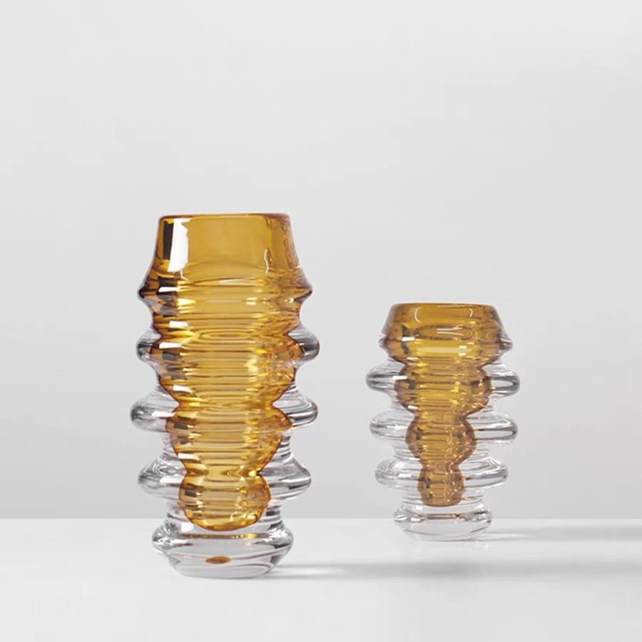 简约现代花器厚重玻璃花瓶摆件样板间客厅摆设酒店民宿装饰品琉璃,模玩/动漫/周边/娃圈三坑/桌游,文化/体育周边,淘宝优惠券,粉丝福利购,淘宝优惠卷