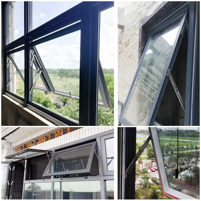 重型上悬窗户风撑断桥铝合金幕墙外平开窗伸缩防风撑杆支架定位器