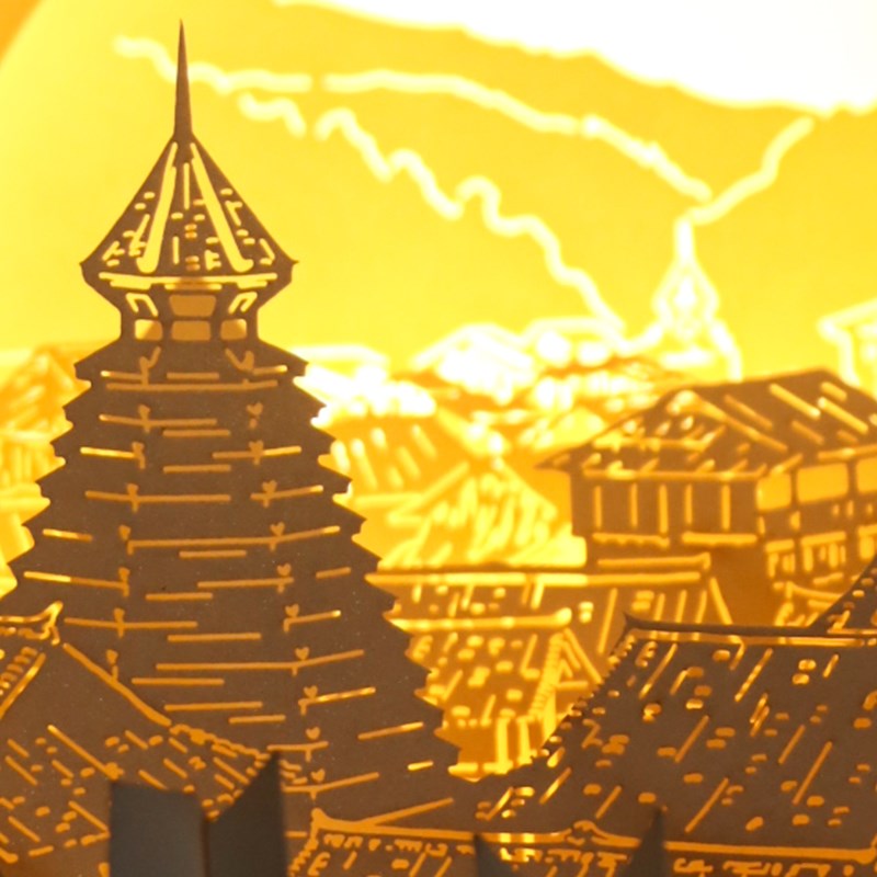 肇兴侗寨立体球形纸雕灯贵州文创苗族侗族织金洞旅游纪念品伴手礼