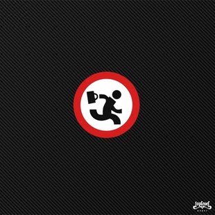 TLP反光车贴 上班别迟到 贴纸机箱贴行李箱贴笔记本贴墙贴玻璃贴