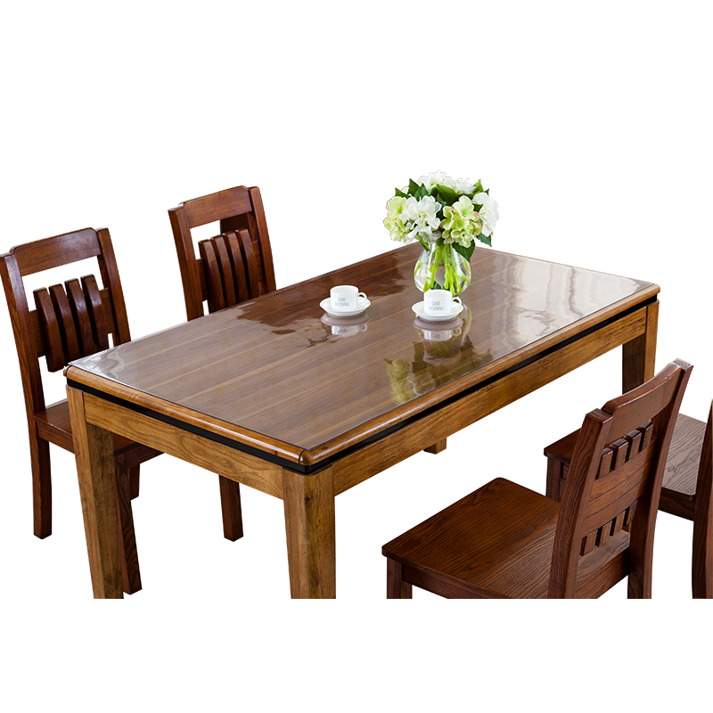 pvc薄款下垂餐桌垫透明塑料软质玻璃台布保护膜 防水免洗桌布