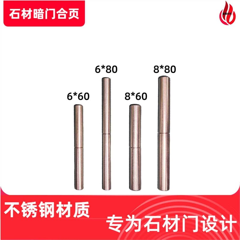 不锈钢门轴瓷砖门合页隐形门圆柱石材门暗合页分水器下水道检修口