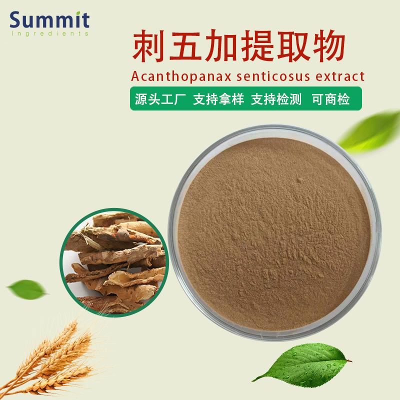 工厂现货刺五加提取物支持第三方检测刺刺五加甙 0.8 % B+E可商检
