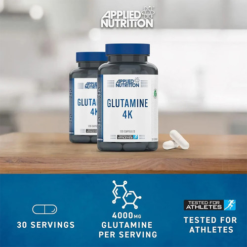 保税保真英国APPLIED NUTRITION谷氨酰胺4K加快肌肉恢复缓解酸痛