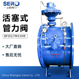 管力阀 膜片式 管力阀BFG7M43HR铸钢缓闭式 止回阀水泵控制阀活塞式