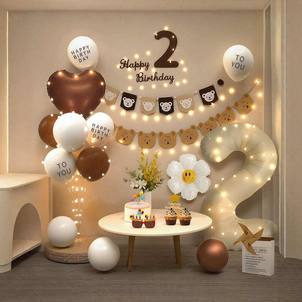 网红爆款生日布置装饰2026布置用品宝宝儿童男孩装饰套装气球派对