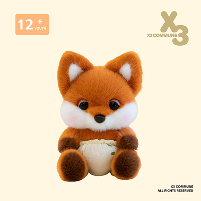 X3COMMUNE baby香薰豆袋小熊毛绒玩偶女生睡觉抱娃娃情侣节日礼物