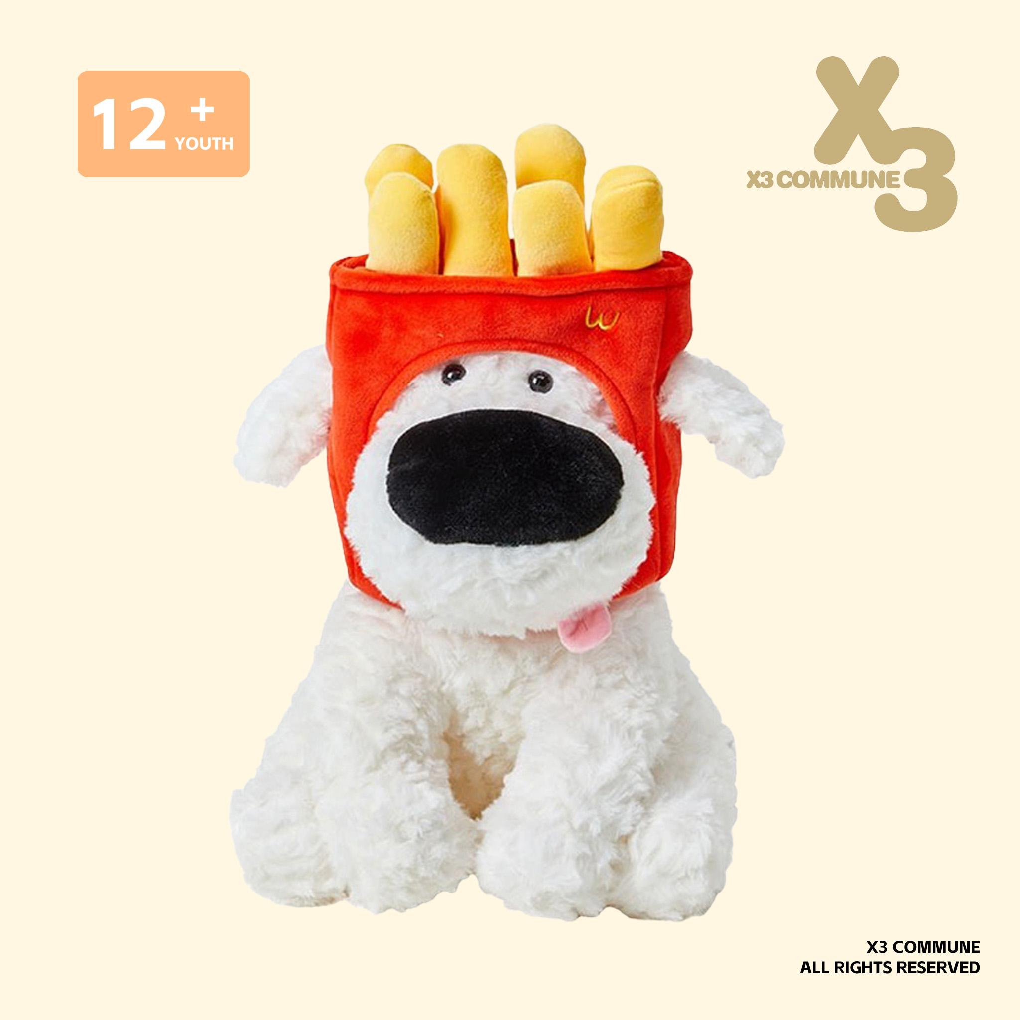 X3COMMUNE可爱大鼻子狗玩偶毛绒公仔治愈系修狗女生儿童安抚陪伴