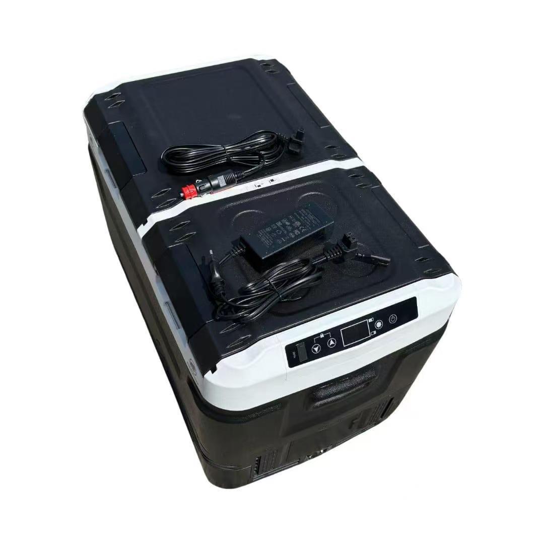 欧井压缩机车载冰箱50L车家两用冷冻冷藏露营户外大容量双温双控