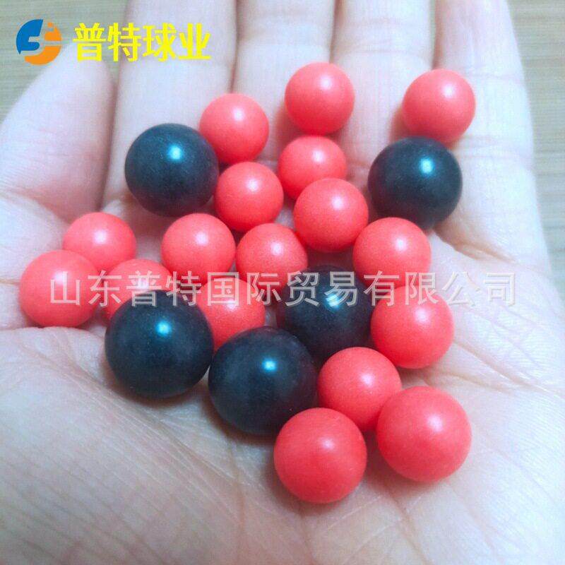 红色实心水上浮球 14mm红 14.288mm红 硬质光滑圆球 聚丙烯塑料珠