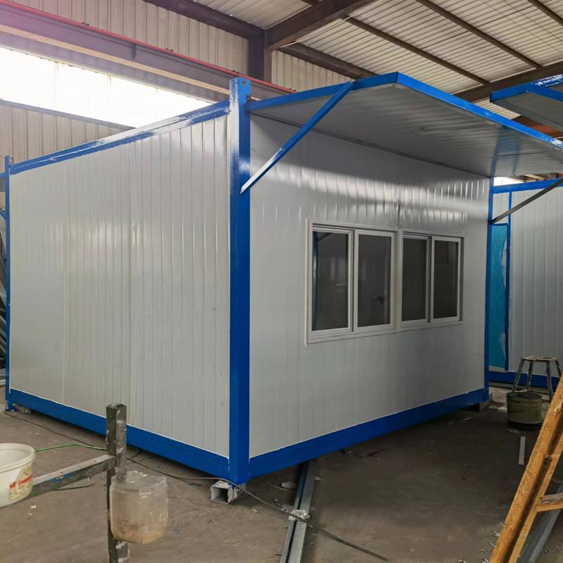 户外集装箱售货岗亭值班室移动门卫设施临时拼装式住人箱式活动房