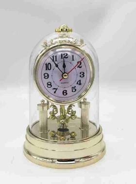 采购产品休闲的欧洲覆古客厅时钟，古董安静的桌面时钟，F010桌面