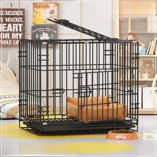 狗笼猫笼狗笼子大型中小型犬加粗铁笼 折叠笼狗屋猫别墅宠物窝