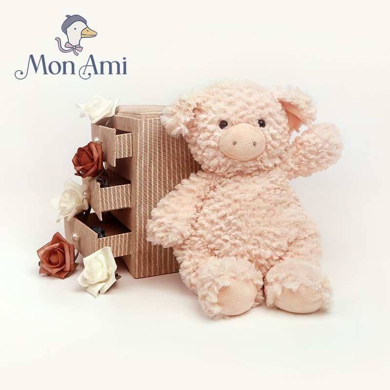 MONAMI巴纳布斯小猪毛绒玩具