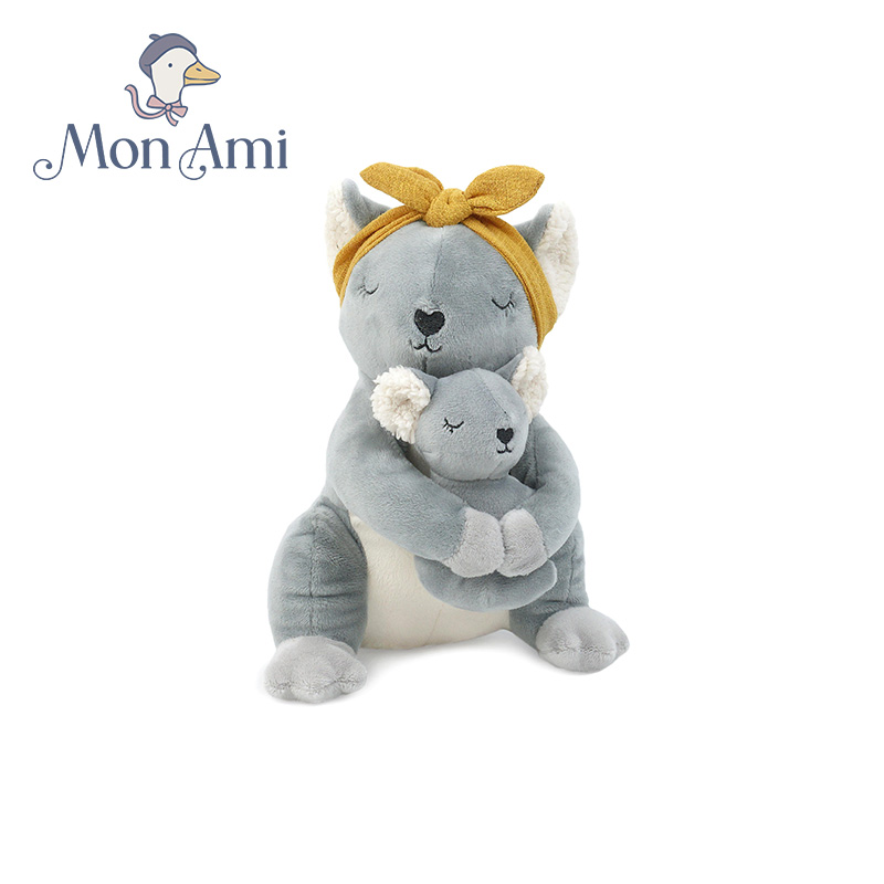 monami莫奈美母子考拉毛绒玩偶