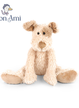 美国monami莫奈美大脚狗博加特毛绒玩具陪伴安抚宠物礼物阿贝贝