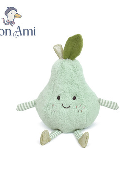 美国monami莫奈美鸭梨珀费克特趣味水果毛绒玩偶公仔玩具娃娃礼物