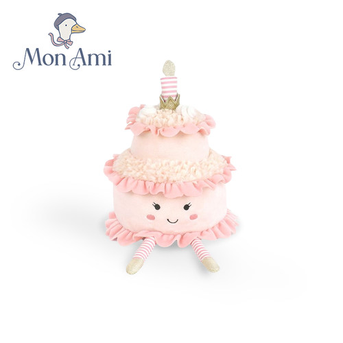 monami生日蛋糕柔软毛绒食物玩偶