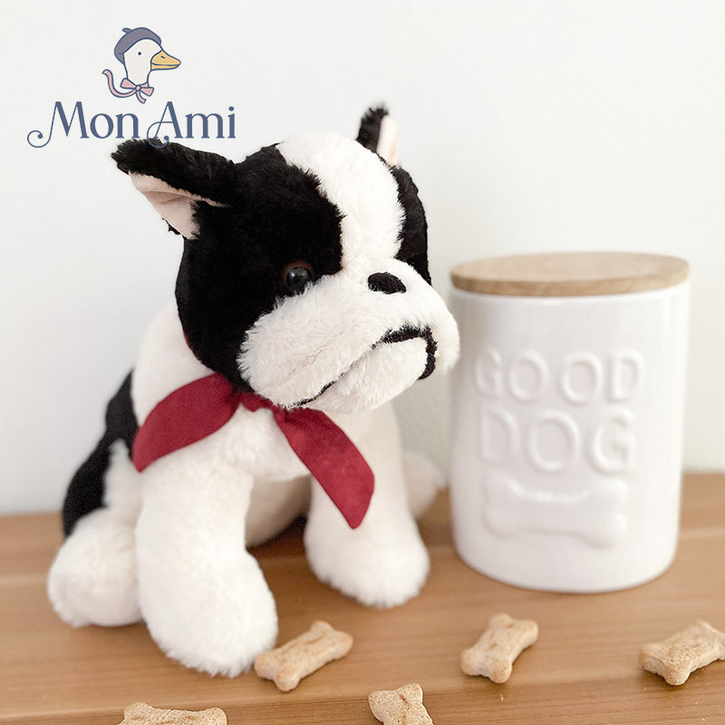monami可爱斗牛犬玩偶毛绒公仔