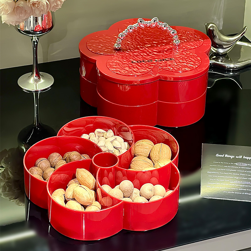 干果拼盘豪华果盒分格带盖