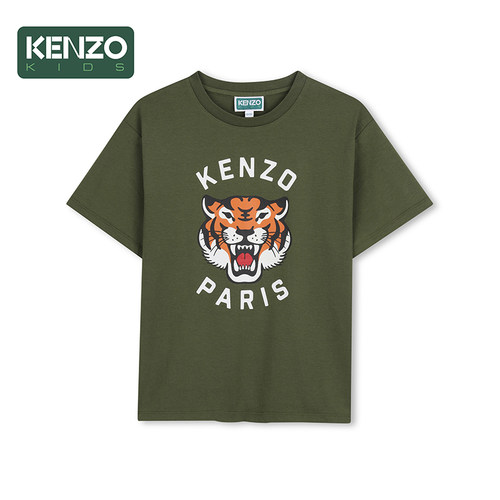 【季末特惠】 KENZO KIDS童装儿童春夏休闲短袖印花T恤K61676