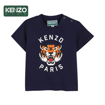 【2026春夏新品】KENZO KIDS童装婴幼儿休闲纯棉短袖T恤K61718