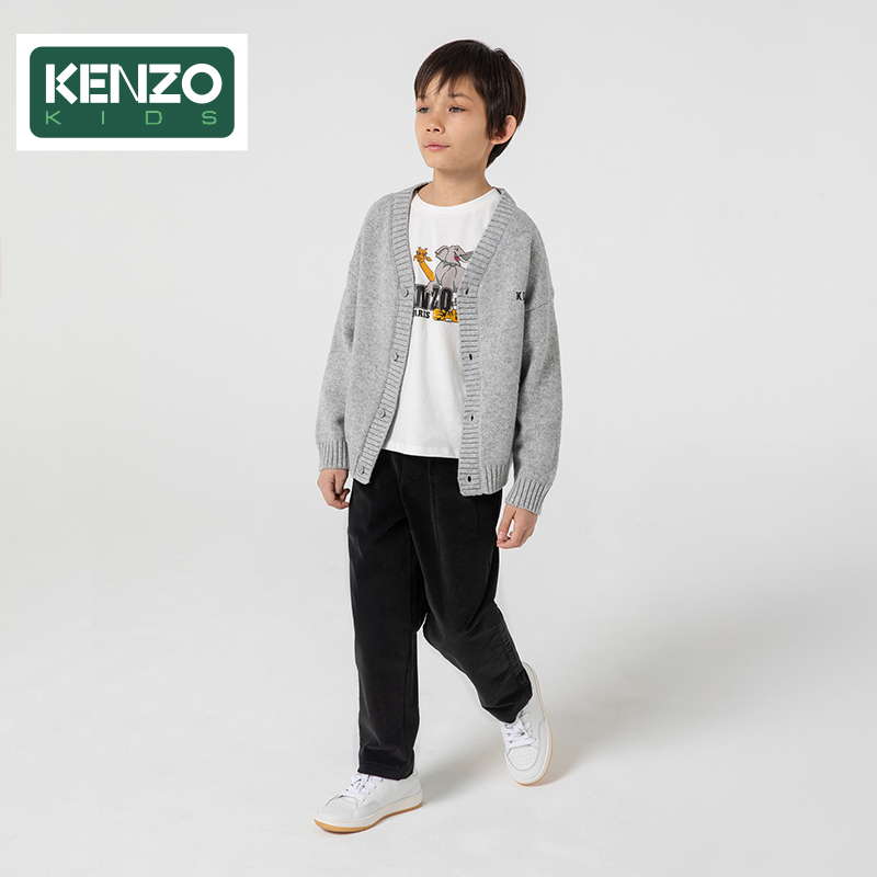 【2025秋冬新品】KENZO KIDS童装儿童休闲针织开衫毛衣K61540