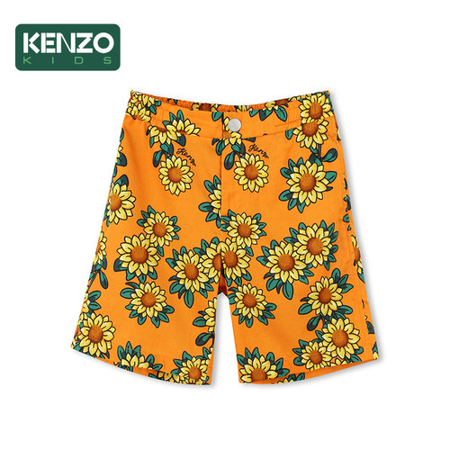 【断码特惠】KENZO KIDS童装儿童休闲宽松短裤K61109