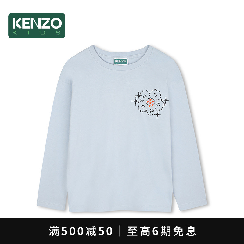 【2025秋冬新品】KENZO KIDS童装儿童休闲印花长袖T恤K61370