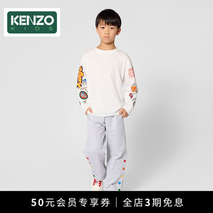 【2026秋冬新品】KENZO KIDS童装儿童休闲印花长袖T恤衫K61933