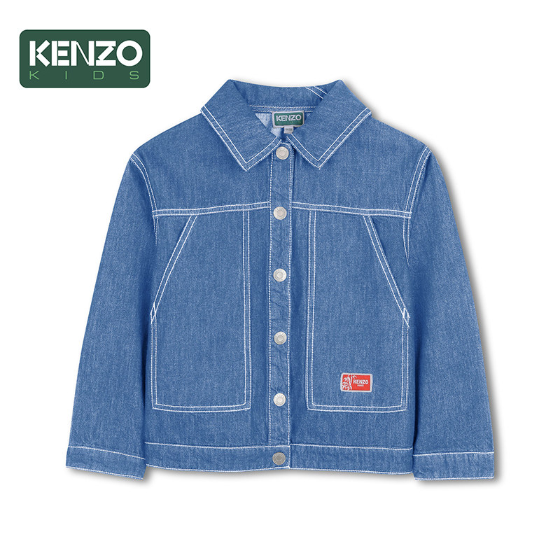 【早秋甄选】 KENZO KIDS童装儿童休闲牛仔夹克外套K61725
