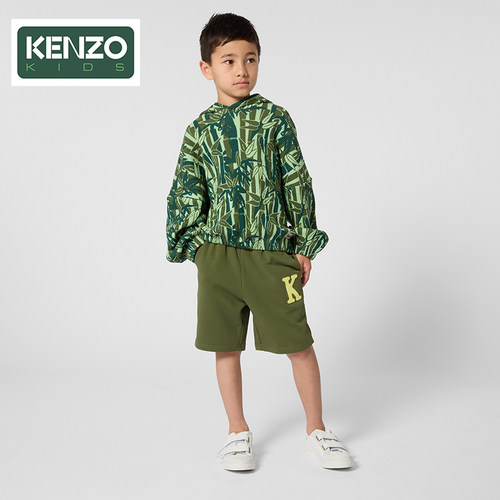 【季末特惠】KENZO KIDS童装儿童休闲百慕大宽松短裤K61886