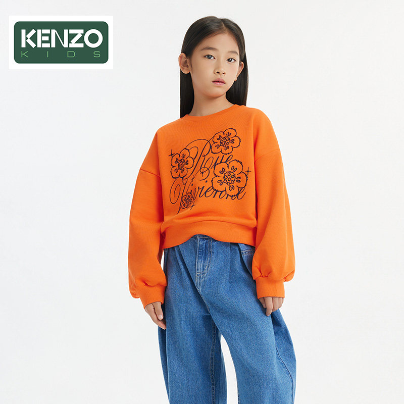 【早秋甄选】KENZO KIDS童装儿童休闲圆领卫衣K61359图片