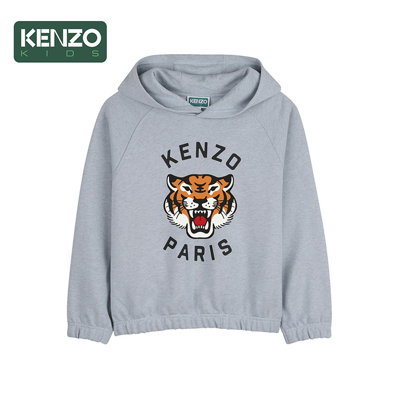 【早秋甄选】 KENZO KIDS童装儿童休闲连帽卫衣K61665