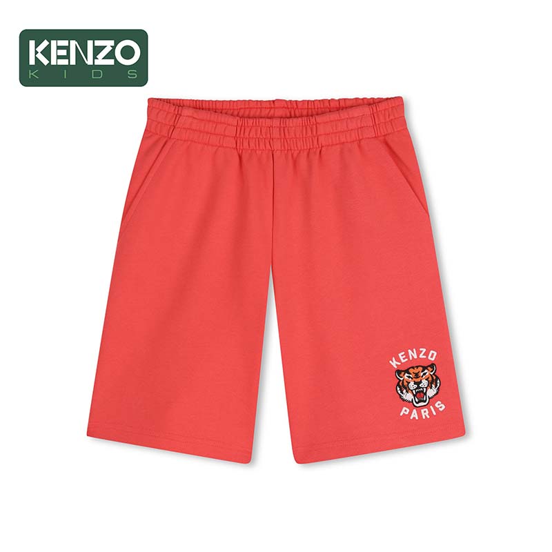 【季末特惠】 KENZO KIDS童装儿童休闲百慕大刺绣短裤K61654