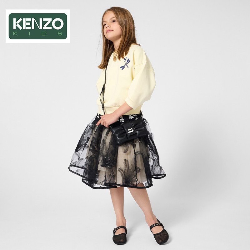 【2026春夏新品】KENZO KIDS儿童休闲圆领套头衫卫衣K61747